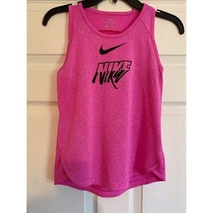 Nike Dri-FIT Breathe Tank Girls Sz 10-12 Med